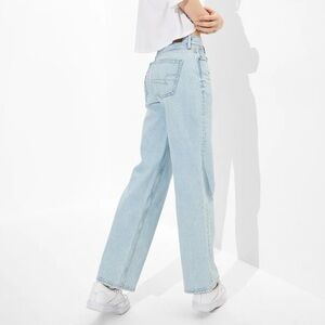 American Eagle Outfitters 90s Wide-Leg Blue Jeans 2